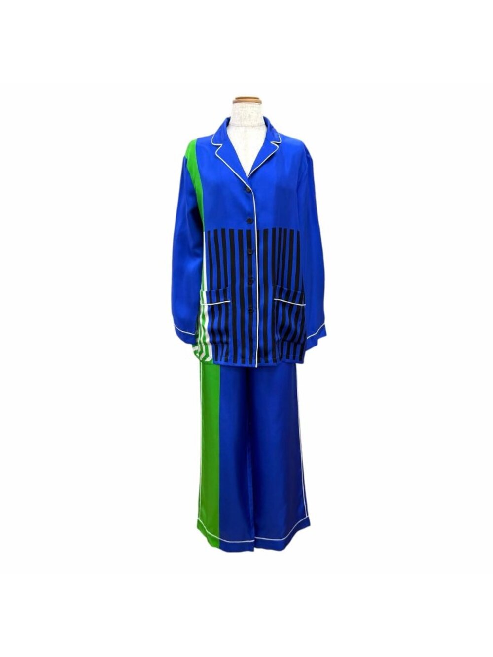 Dior Silk 100% Long Sleeve Shirt Pants Set IT 44
